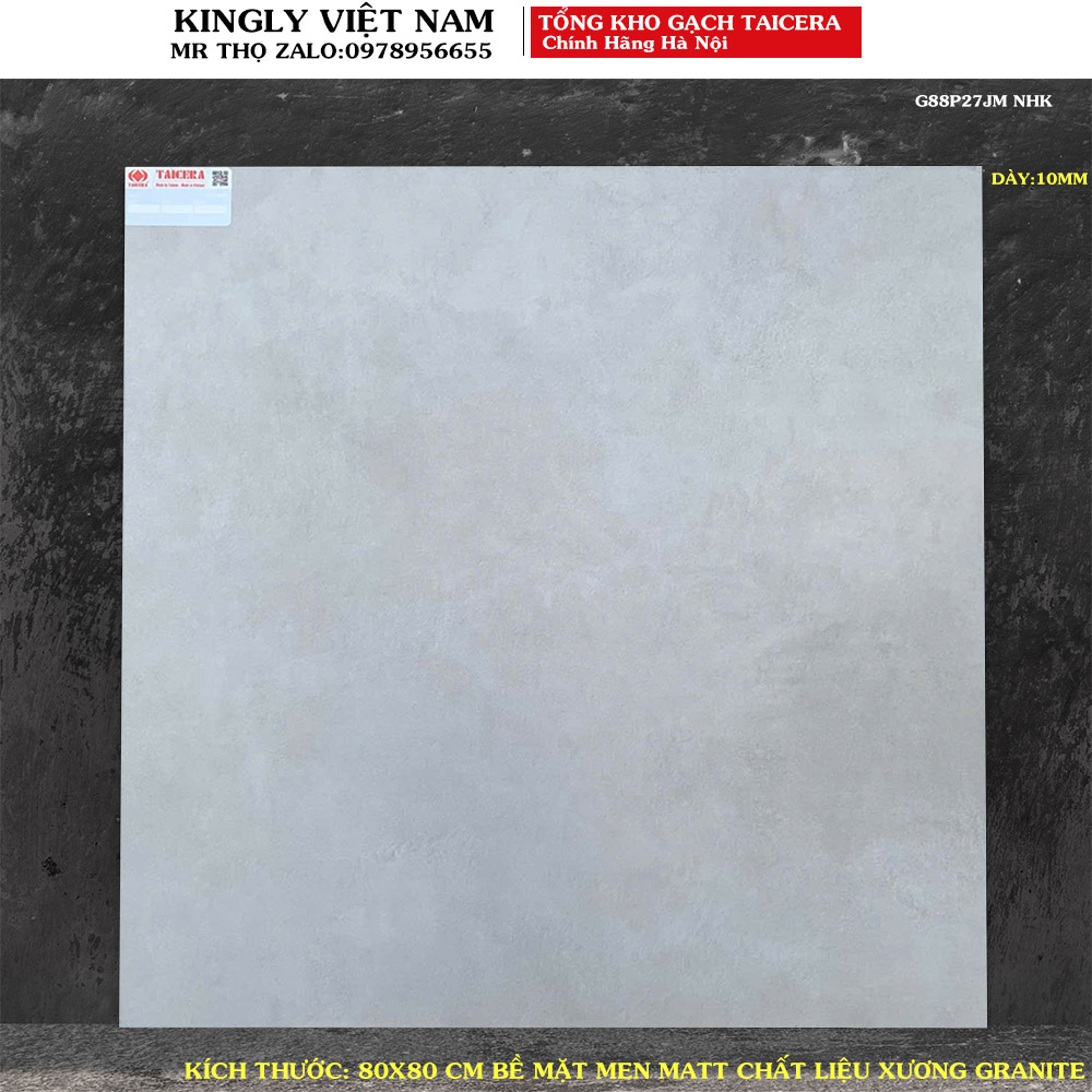 Gạch lát nền Taicera 80x80 G88P27JM Loại 1